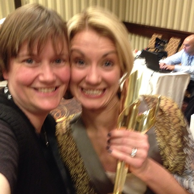 We are blurry from excitement.