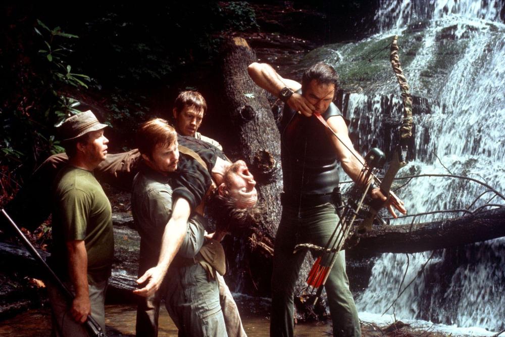 still-of-burt-reynolds,-jon-voight,-ned-beatty,-ronny-cox-and-bill-mckinney-in-deliverance-(1972)-large-picture