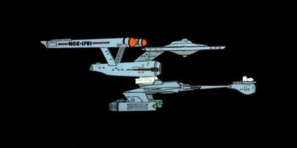 USS_Enterprise_and_IKS_Klothos_combine_warp_power