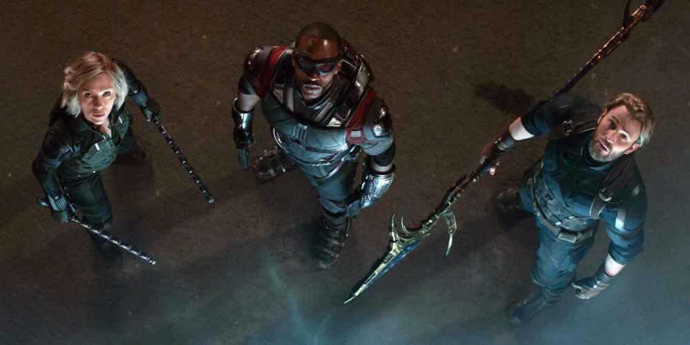 Avengers-Infinity-War-Black-Widow-Falcon-and-Captain-America-Brightened